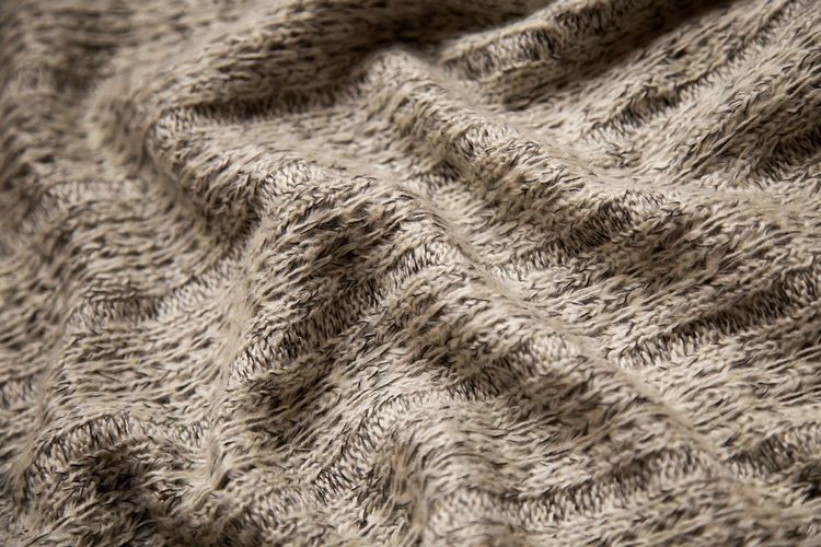 tissus en laine tricotée