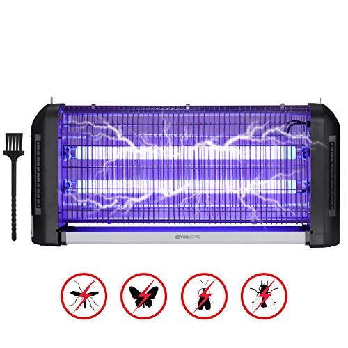 Lampe Anti Moustique, 30W UV LED Anti Moustique Lampe Electrique Intérieur et Extérieur