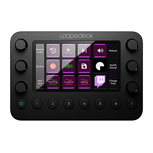 Loupedeck Live - Avec boutons, cadrans et écran tactile LED personnalisables